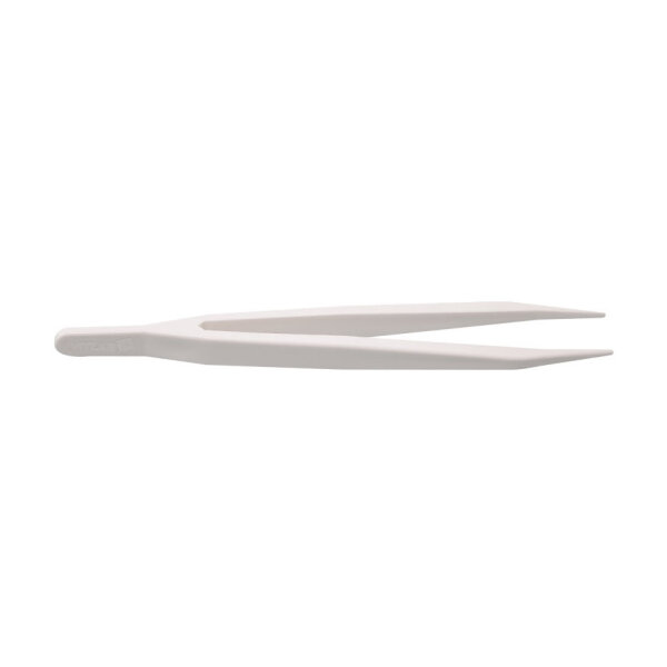 Pinzette, PMP,  weiß, spitz, elastisch, Länge 145 mm VE = 10 Stck.