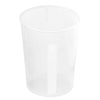 Schnabelbecher Unterteil opak transparent VE = 10 Stck.