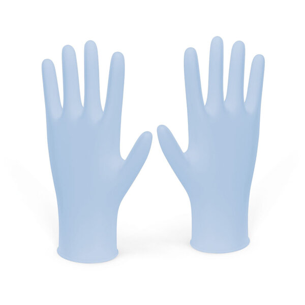 Vasco Coats light blue U.-Handschuhe, Gr. M (200 Stck.)