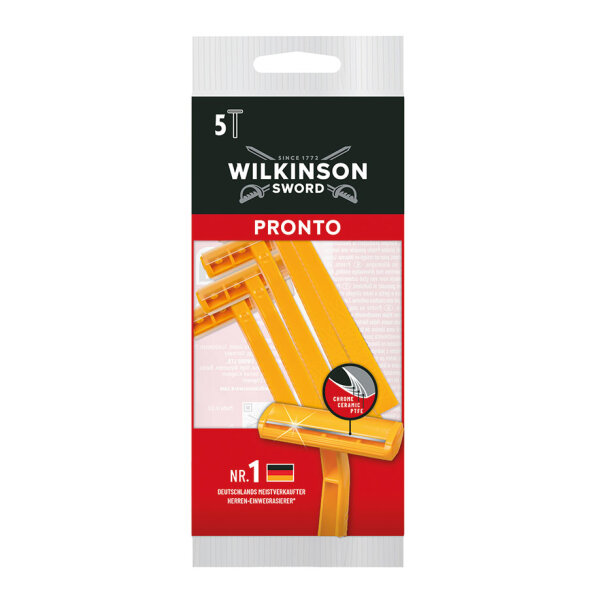 Einmal-Rasierer Wilkinson Pronto unsteril einschneidig (5 Stck.) VE = 20 Btl.