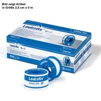 BDF Leukofix Heftpflaster ohne Schutzring | 1,25cm x 5m |...