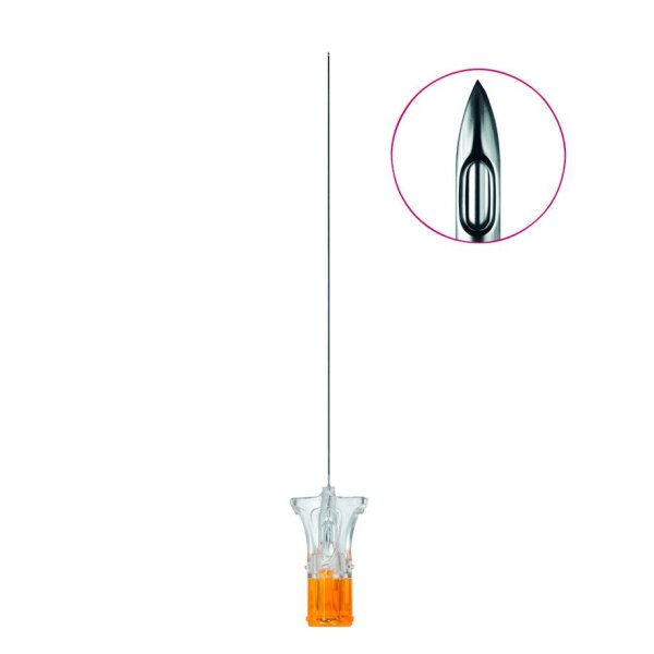 Pencan Pencil Point-Kanüle 25 G, 0,53 Ø orange, 103 mm Stichlänge