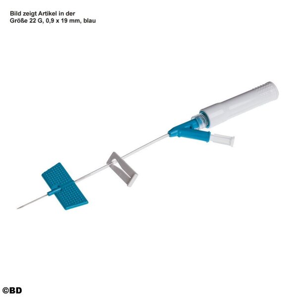BD Saf-T-Intima Venenverweilkatheter mit Y-Anschluss, 18 G, 1,3 x 25 mm, grün VE = 25 Stck. /