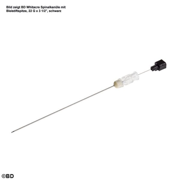 BD Whitacre Spinalkanüle mit Bleistiftspitze, 25 G x 3 1/2, orange