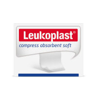 Leukoplast Compress Absorbent Soft, 10 x 10 cm, steril VE...