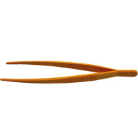 Pinzette, POM, gelb, stumpf, elastisch, Länge 250 mm...