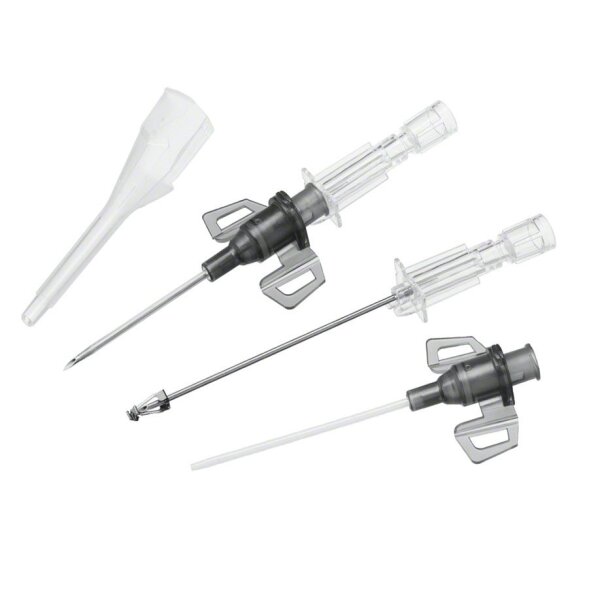 Introcan Safety 3 PUR Venenverweilkanüle 16 G 1,7 mm, grau, 50 mm Stichlänge VE = 50 Stck. /
