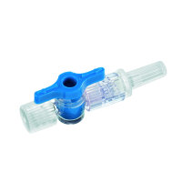 Discofix Einwegehahn blau  VE = 50 Stck.