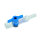 Discofix Einwegehahn blau  VE = 50 Stck.