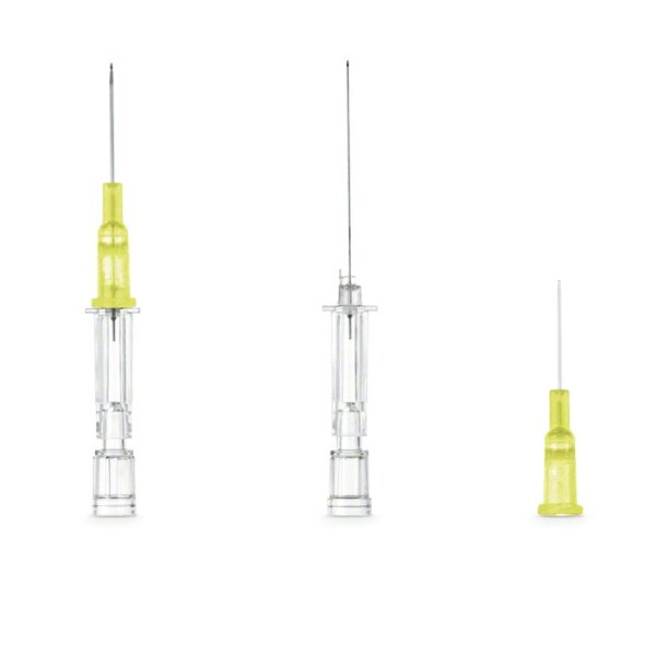 Introcan Certo Venenverweilkanüle 24 G, 0,7 mm, gelb, 19 mm Stichlänge VE = 50 Stck. /