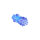 Safeflow Membranventil, blau  VE = 50 Stck.
