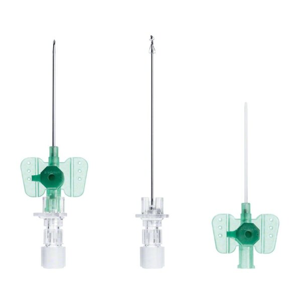 Vasofix Safety 18 G, 1,3 mm, grün, 45 mm Stichlänge, PUR VE = 50 Stck. /