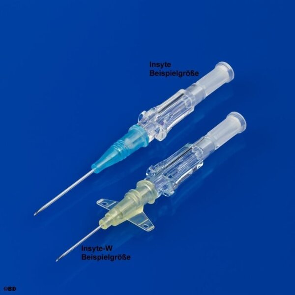 BD Insyte Venenverweilkatheter ohne Flügel, 16 G, 1,7 x 45 mm, grau
