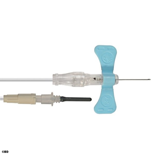 BD Vacutainer Push Button Blutentnahme- -zur Zeit nicht lieferbar- set 23 G x 3/4, 18 cm Schlauchlänge steril VE = 50 Stck. /