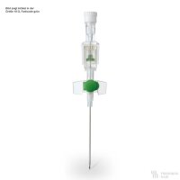 Vasodrop Safety Venenverweilkanüle, PUR, 20 G, 1,00...