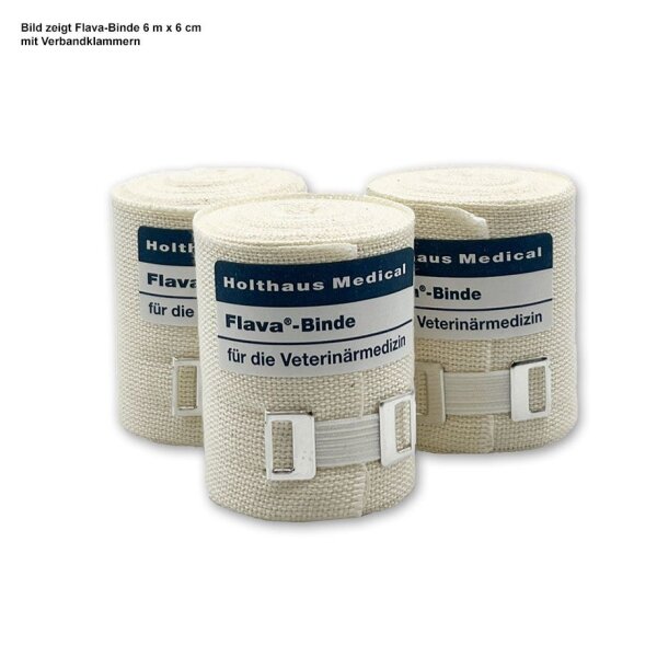 Flava-Binde 6 m x 8 cm ohne Verbandklammern VE /