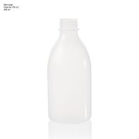 Flasche, PE-LD, 100 ml, ohne Verschluss, passend für...