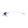 Discofix C-3 Dreiwegehahn blau steril, mit Safeflow, Verbindungsleitung 10 cm VE = 100 Stck.