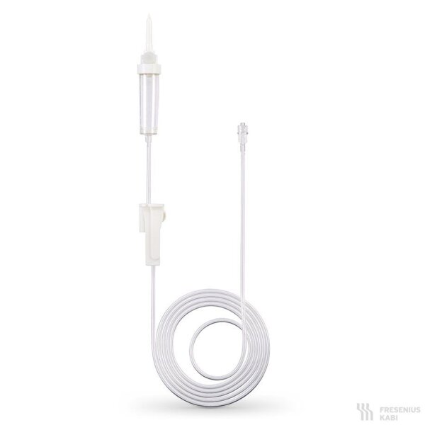 Infusionsgerät Novofusion LL, Schlauch 180 cm, mit Tropfkammer VE = 100 Stck.