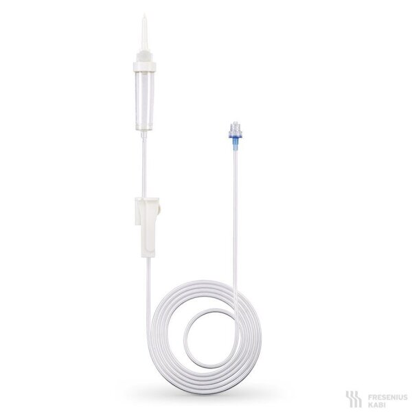 Infusionsgerät Novofusion LL, Schlauch 180 cm, mit Tropfkammer, Rückflusssperre