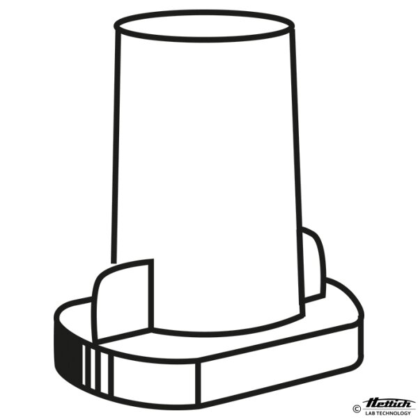 Zyto-Kammer mit Dichtung, PP, 1-fach 8 ml
