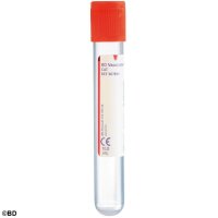 Vacutainer Plus Serumröhrchen | ohne Gel | rot | 10...