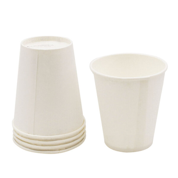 Trinkbecher aus Papier, 150 ml, weiß VE = 100 Stck. /