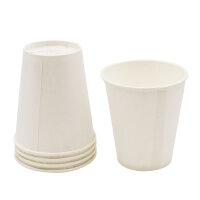 Trinkbecher aus Papier, 150 ml, weiß VE = 100 Stck. /