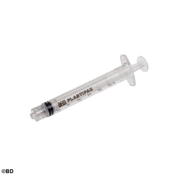 Spritzen Plastipak BD | 3 ml | Luer-Lock | Spritze zentrisch | 200 Stück