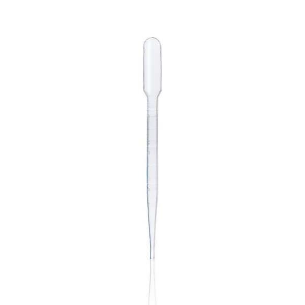 Einmal-Pasteurpipette PE-LD graduiert 3 ml, Saugvolumen max. 6,2 ml VE = 500 Stck.