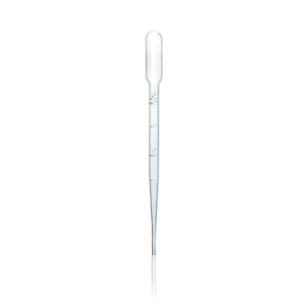 Einmal-Pasteurpipette PE-LD graduiert 2 ml, Saugvolumen max. 5 ml