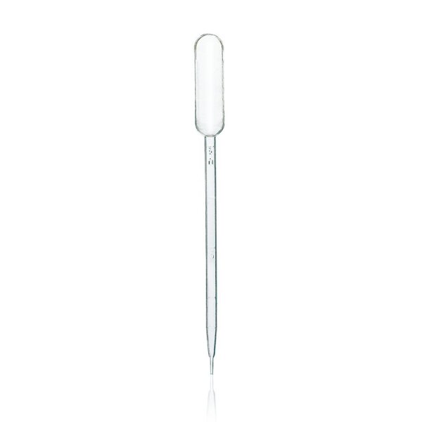 Einmal-Pasteurpipette PE-LD graduiert 1/0,25 ml, Saugvolmen max. 5,5 ml VE = 500 Stck.