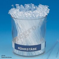 Laborrührstäbchen mit Steg VE = 500 Stck. /