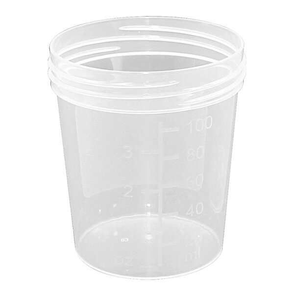 Urinbecher 100/125 ml ohne Schraubdeckel grün VE/
