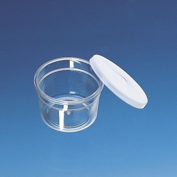Dose | PS | mit Schnappdeckel | PE-LD | konische Form | ca. 25 ml | 1000 Stück