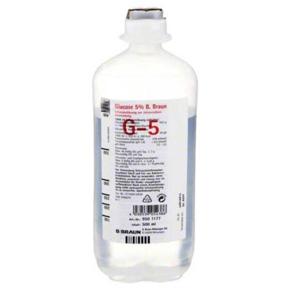 Glucose | 5% | B. Braun | Infusionslösung | Ecoflac plus | 500ml