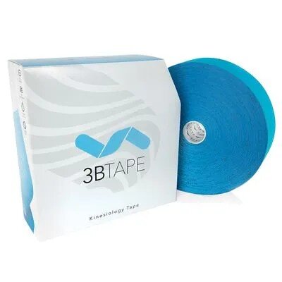 Kinesiologie 3B Tape | 5cm x 5m | einzeln | blau | 1 Rolle