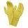 Chemikalienhandschuhe Latex Universal Plus | 305mm | BW-Velour | gelb Gr. M | 12 Paar