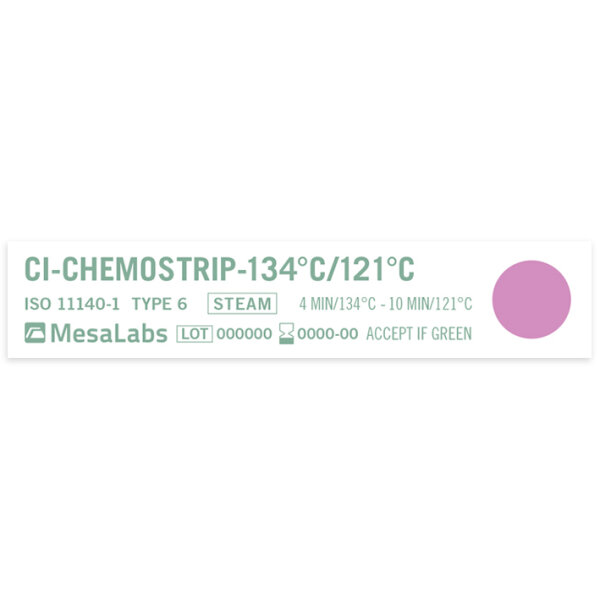 BAG-Chemostrip 134°C Dampf-Stufenindikator | 250 Stück