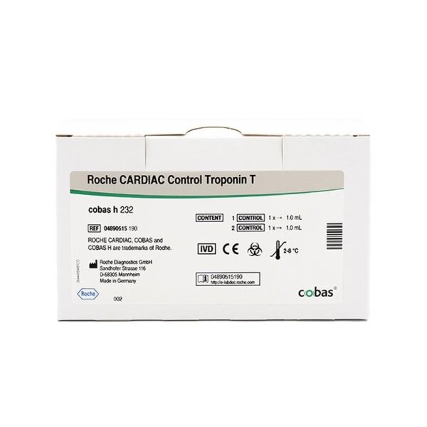 Troponin T Control CARDIAC POC für cobas h232 und Trop T | 2x 1ml