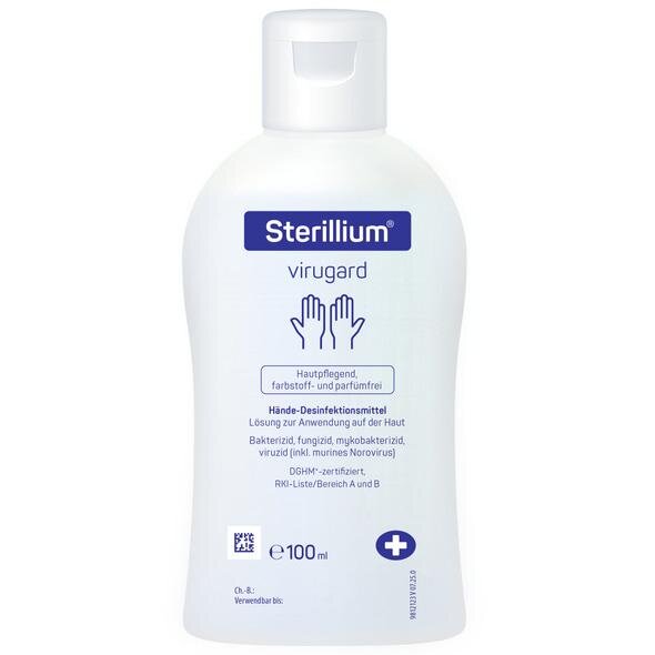 Sterillium Virugard | Händedesinfektion | viruzid | 100 ml Kittelflasche