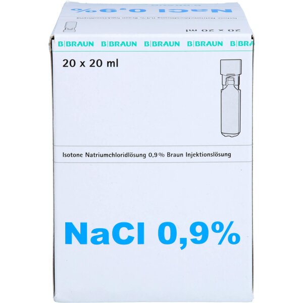 isoton. Kochsalzlösung 0,9% Braun | Miniplasco connect | 20 x 20 ml