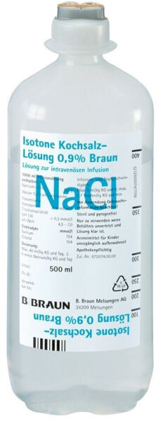 isoton. Kochsalzlösung 0,9% Injektionsflasche | 20 x 50 ml | Glasflasche