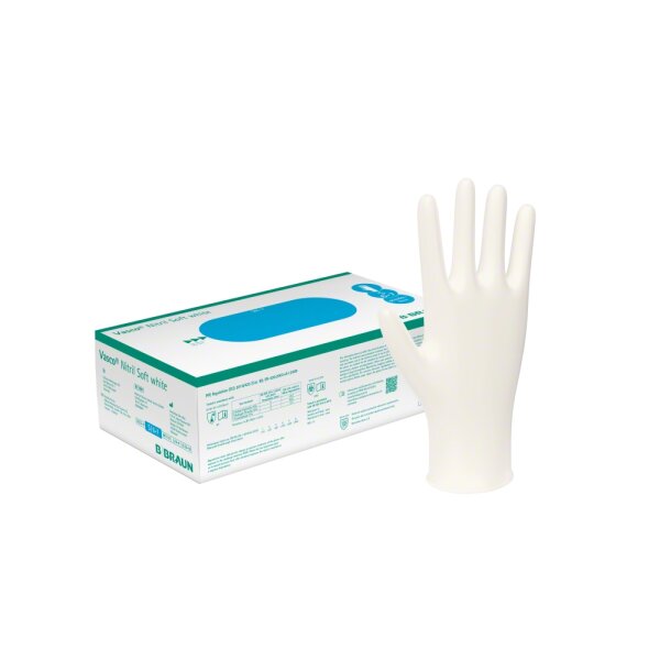 Nitrilhandschuhe | Vasco Soft White | puderfrei | Gr. XL | 180 Stück