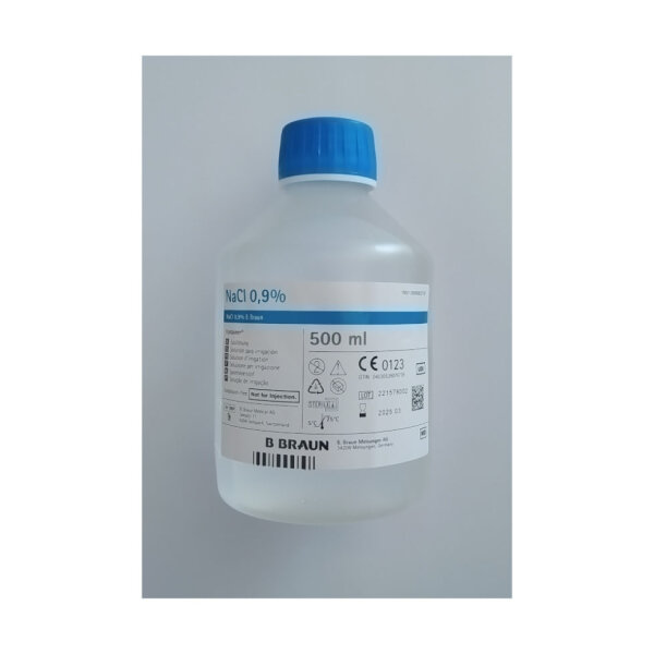 isoton. Kochsalzlösung 0,9% Braun NACL-Spüllösung CE mit Standard Portsystem | 4 x 3000 ml