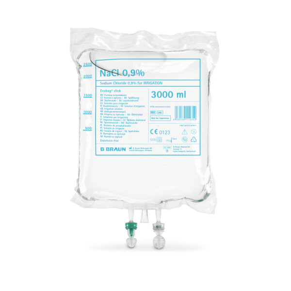 isoton. Kochsalzlösung 0,9% Braun NACL-Spüllösung Ecobag click | 4 x 3000 ml##z.Zt siehe brFREU910