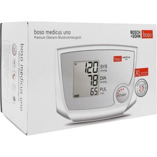 BOSO Medicus Uno XL |  Blutdruckmeßgerät mit Oberarm-Zugbügel-Klettmanschette XL | CA02 32-48cm |