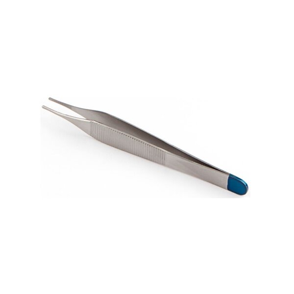 Pinzetten Adson anatomisch zum Einmalgebrauch | gerade | Metall | 12,5cm | steril | 20 Stück