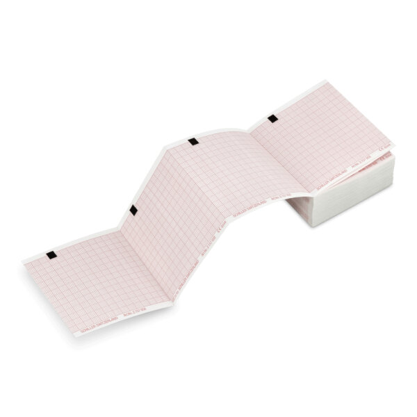 EKG-Papier Schiller AT-1 G2,  80 x 70mm #2.157058/190054 | 20 x 314 Blatt