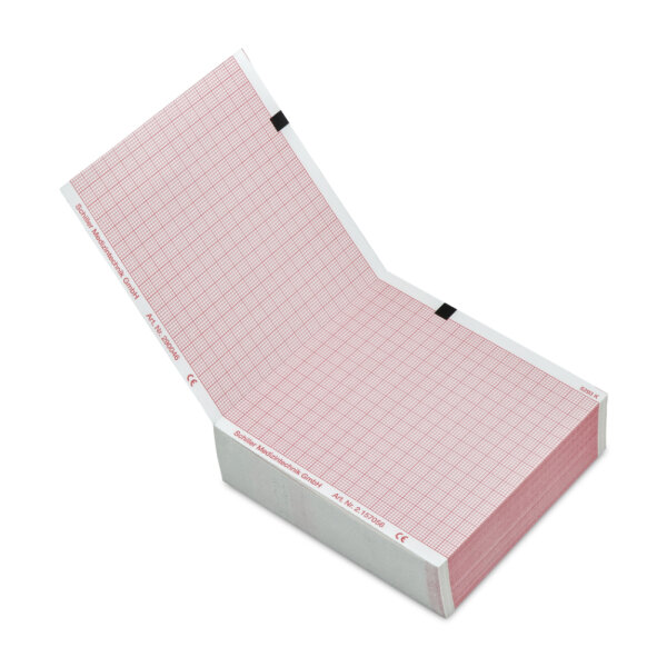 EKG-Papier Schiller AT 101 | 80 x 70mm  (290047) | 20 x 316 Blatt